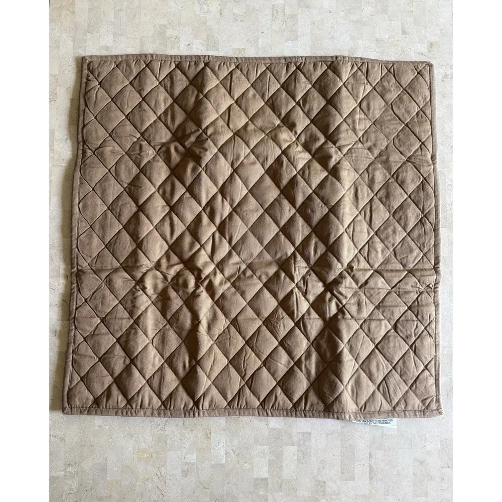 Ralph Lauren Cromwell Quilted Euro Sham Equestrian Old Money Preppy NEW $285